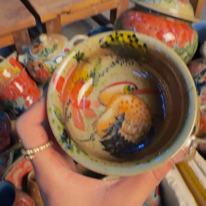 瓷片景德镇陶瓷手工手绘