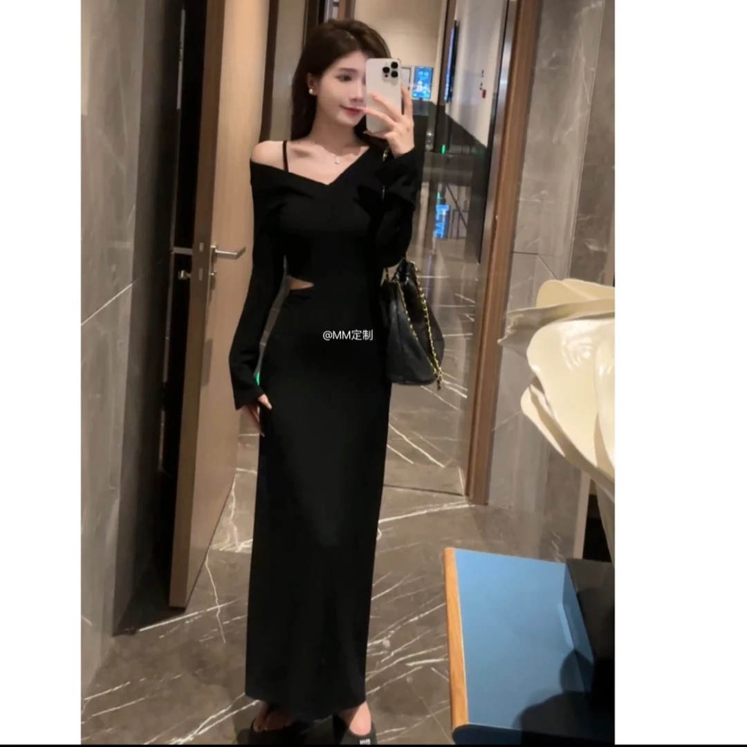 高分学姐2025新款秋季显瘦气质设计感女装连衣裙