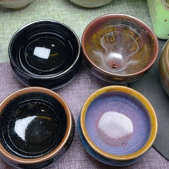 茶盏?**精龙窑柴烧合计4只