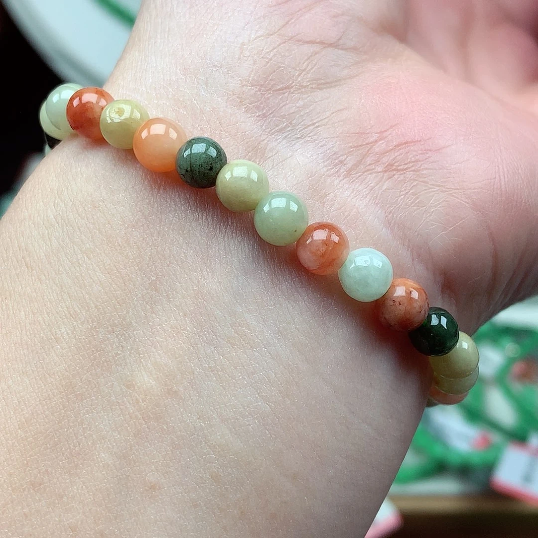 翡翠未镶嵌毛衣链