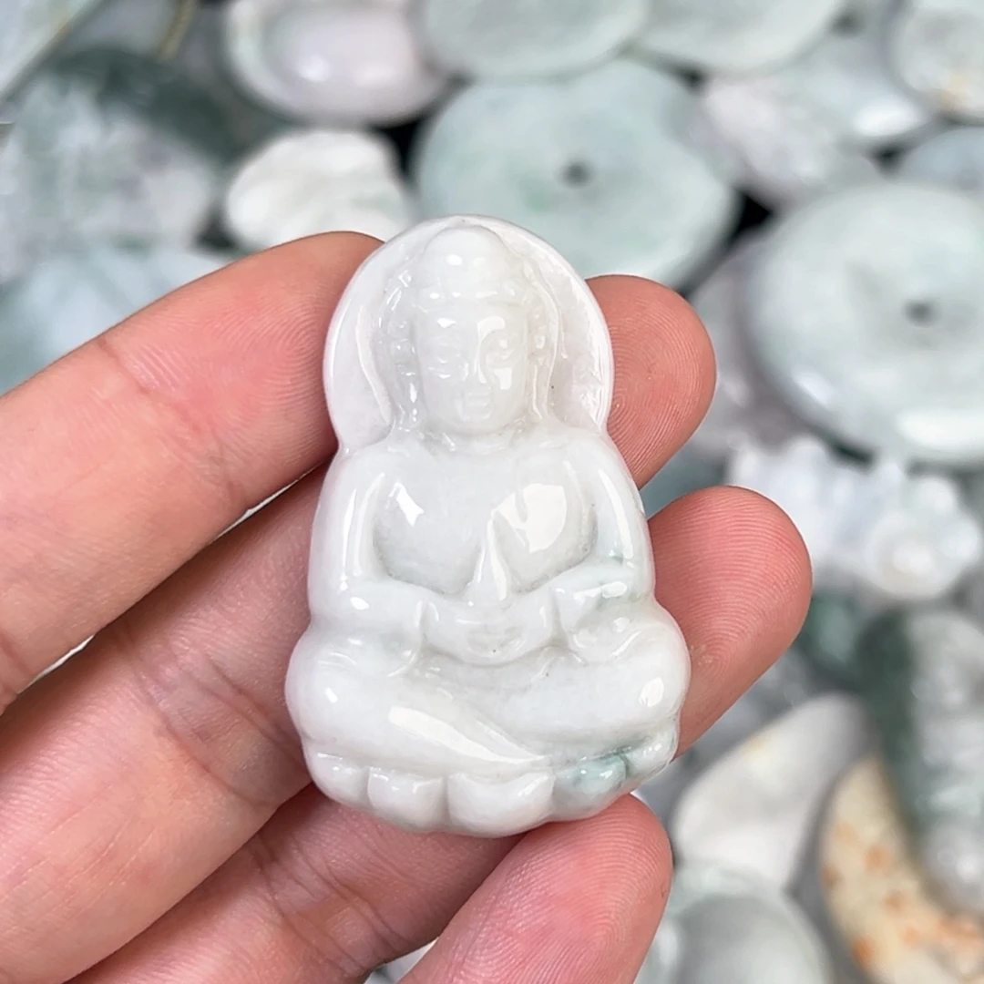 翡翠未镶嵌颈饰多样性发其一天然A货翡翠0058