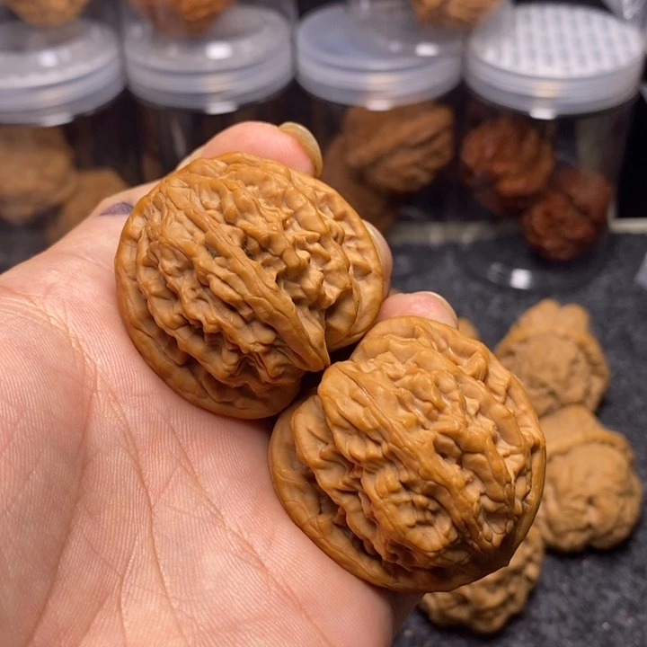 文玩核桃吊坠42蓟县虎头王