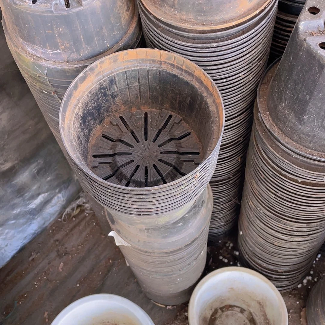 旧口径18高10黑圆盆30个