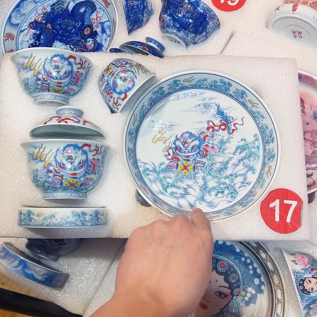 唐狮绣球五件套7278282828