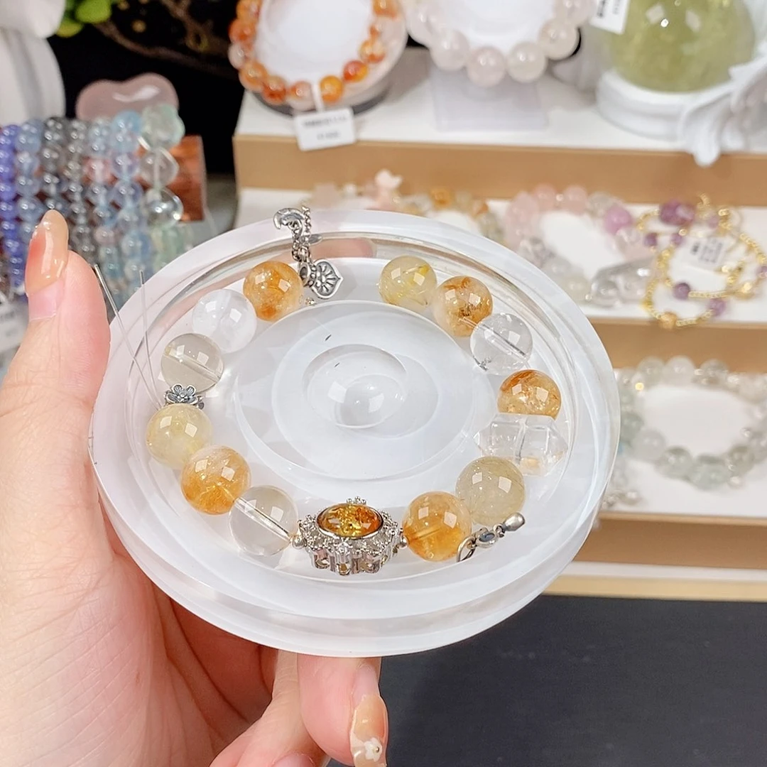 水晶手链未镶嵌@****呆14到14.5总价340