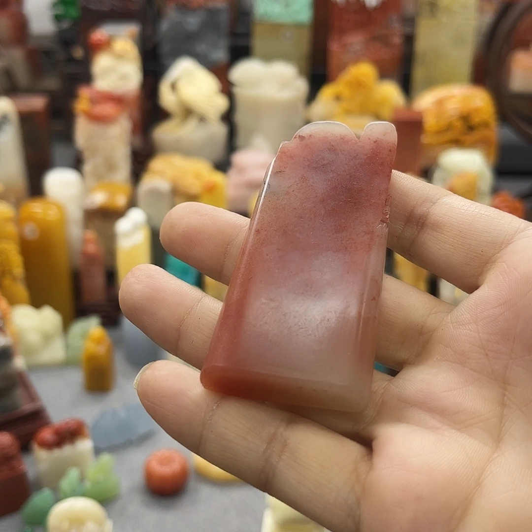 寿山石印石小*豆4125包邮包刻