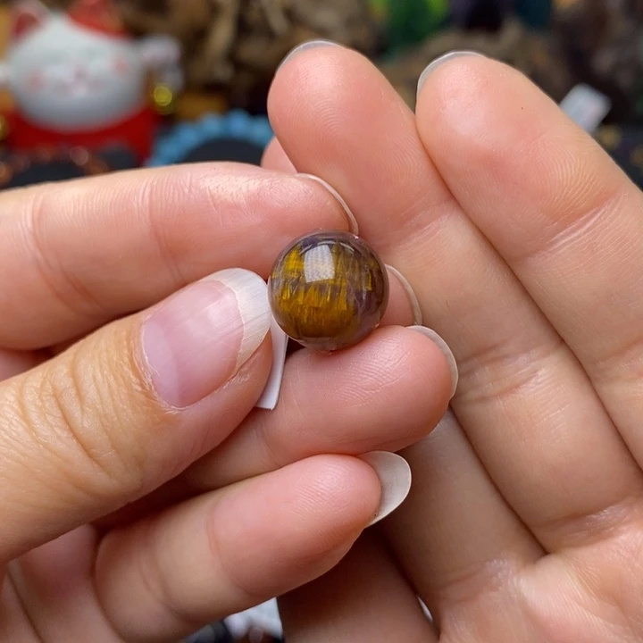 A017极光金多多单珠12m m未镶嵌水晶唯*