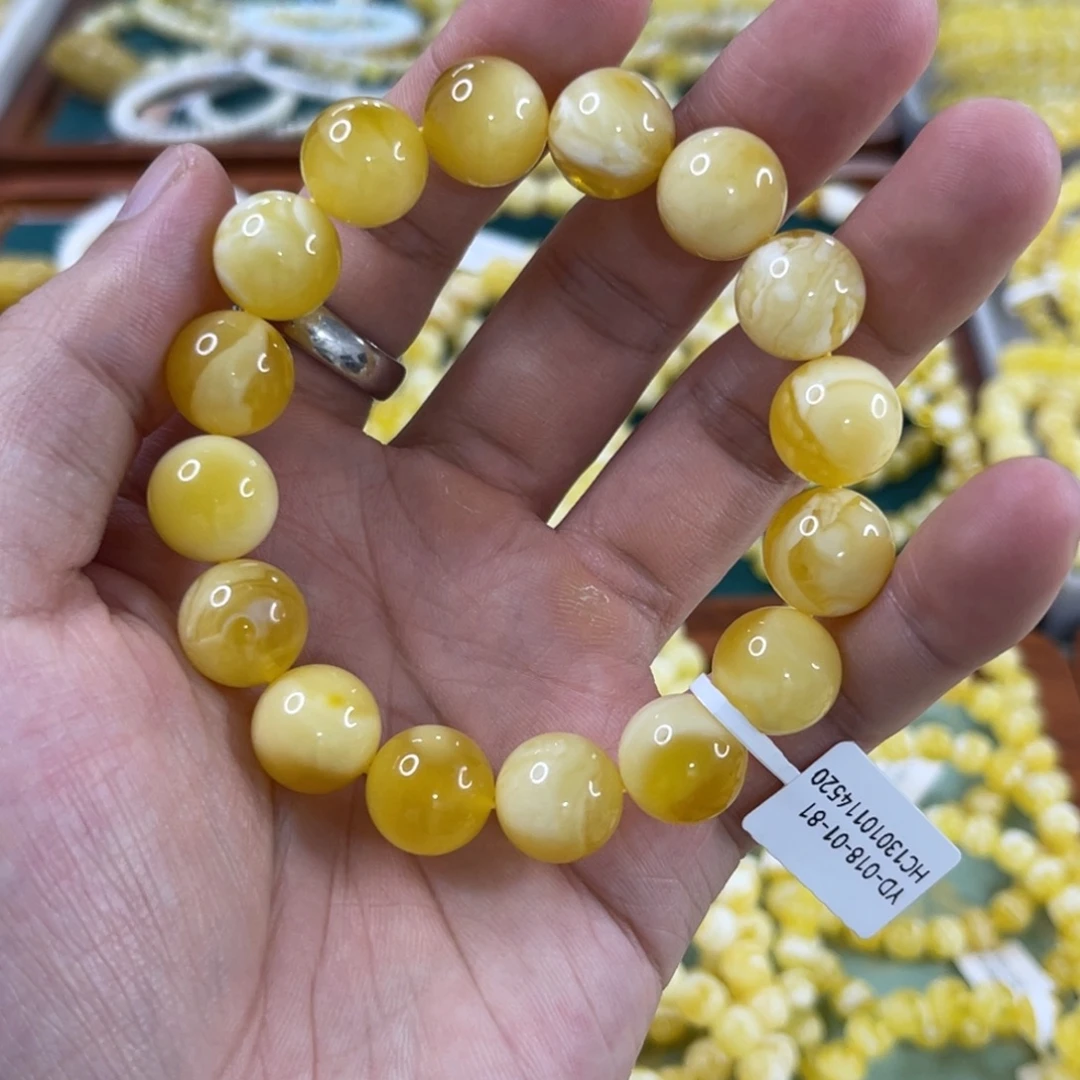 蜜蜡未镶嵌珠宝奇石13.5mm