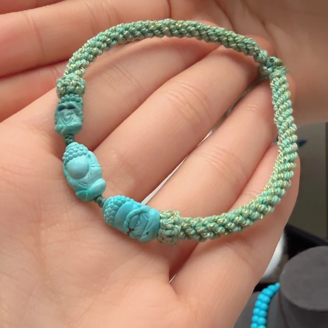 绿松石未镶嵌颈饰
