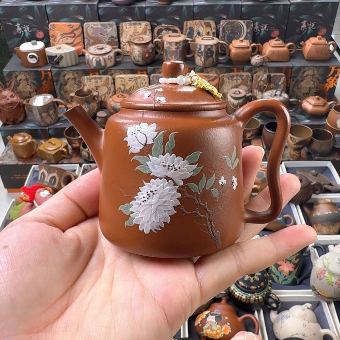 茶壶紫砂160cc原谅精工半手