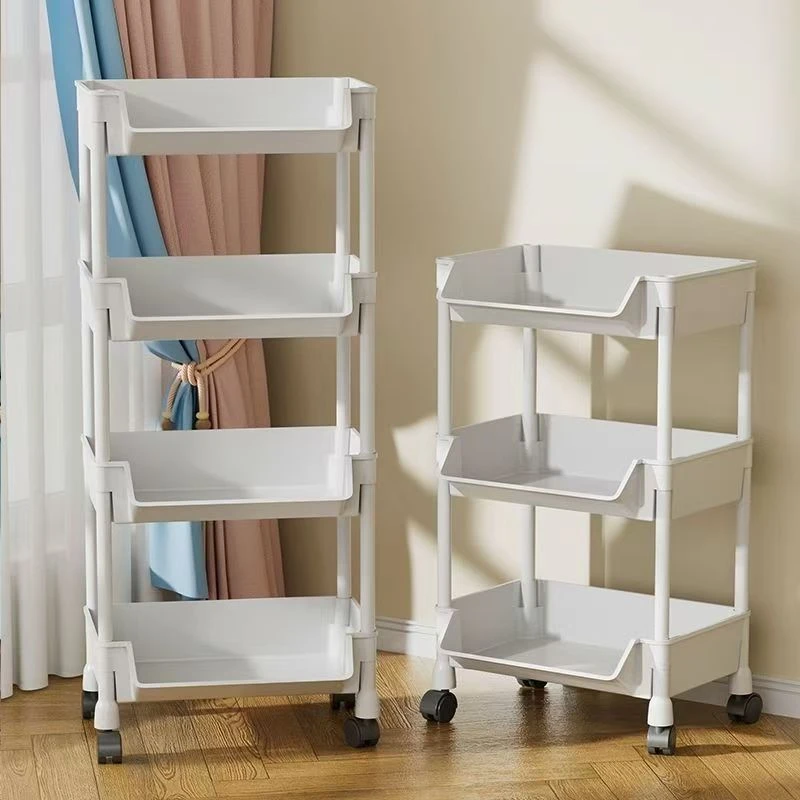 【多层3020】菜篮简约现代家用收纳移动手推车置物架落地式儿童书柜