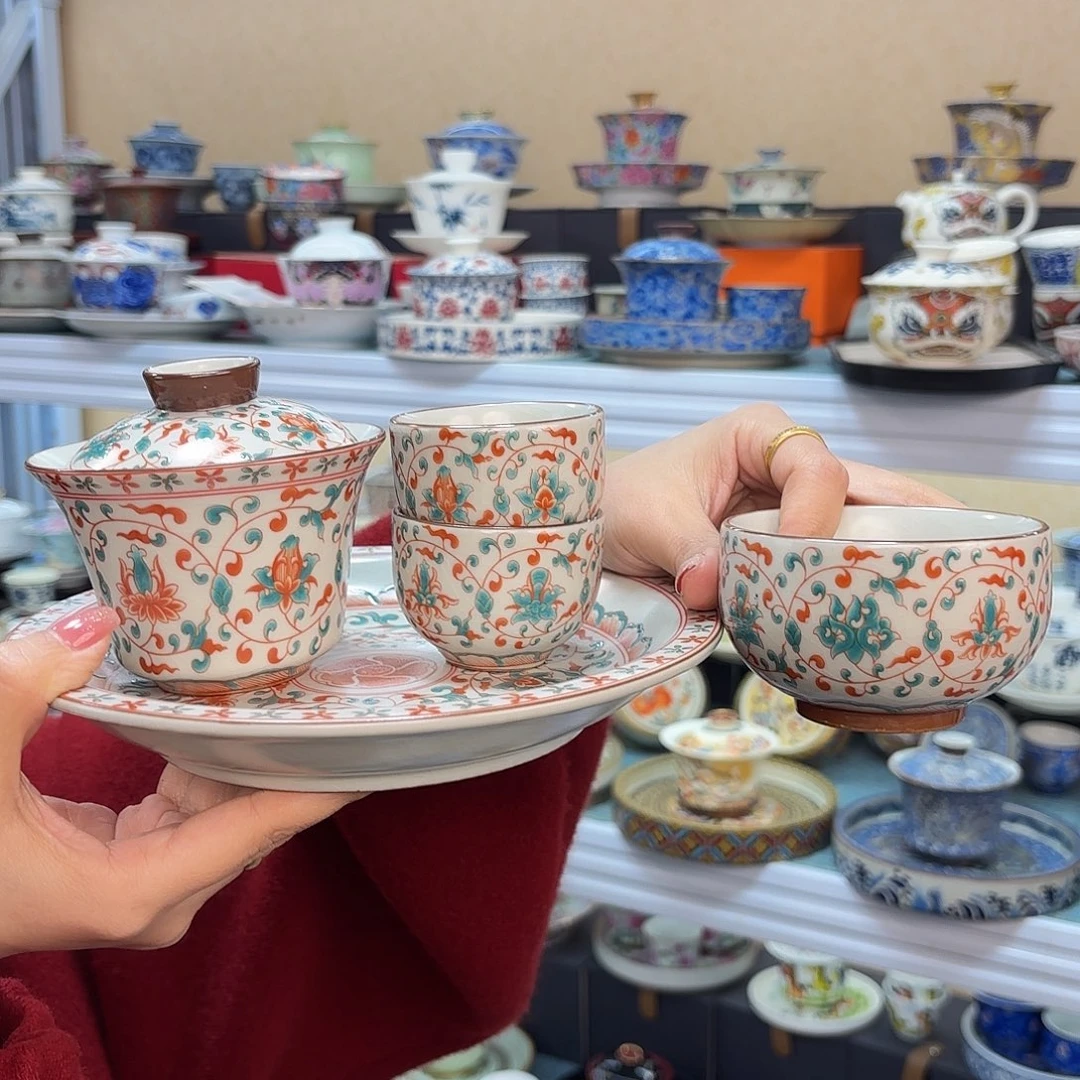 盖碗里的水煮开了放