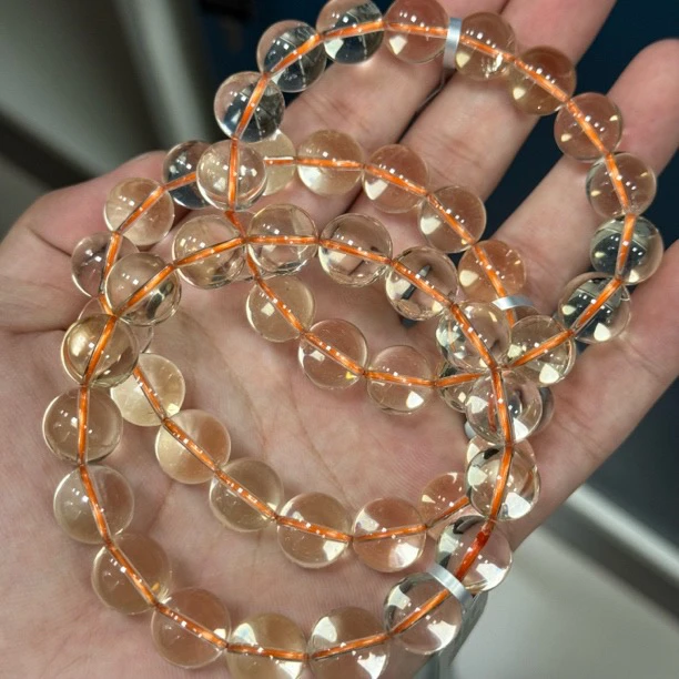 【晶雅颂】天然黄水晶单圈手链 多样式发一件 约9mm BB057