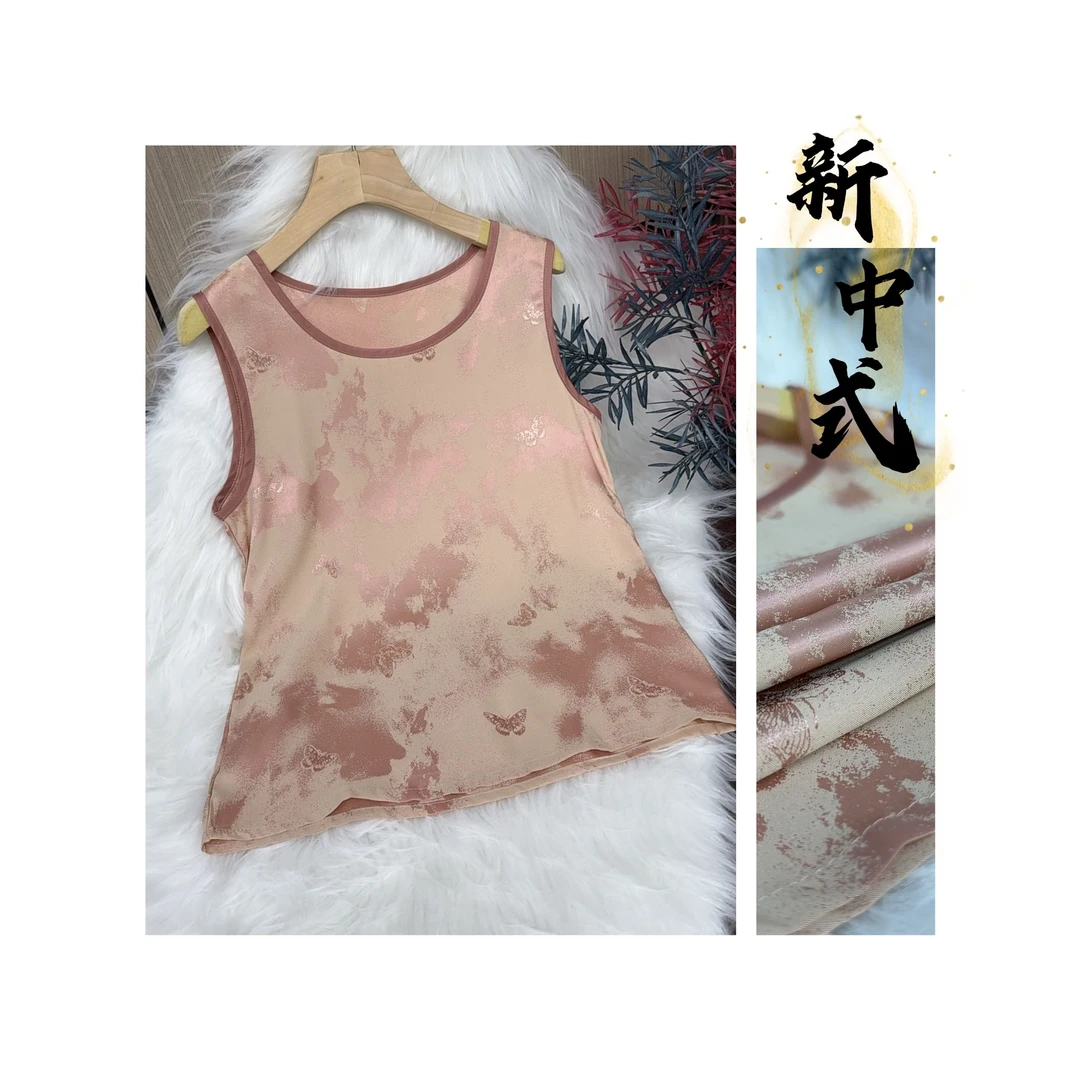 徐先生推荐-新中式宽松型0g吊带宽松背心女外穿夏季时尚保暖无袖