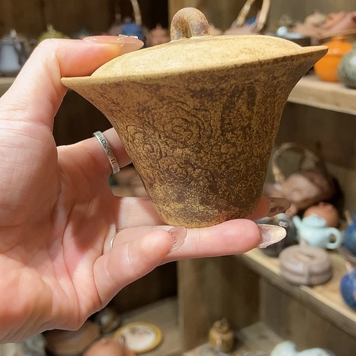 柴烧老岩泥高端茶器