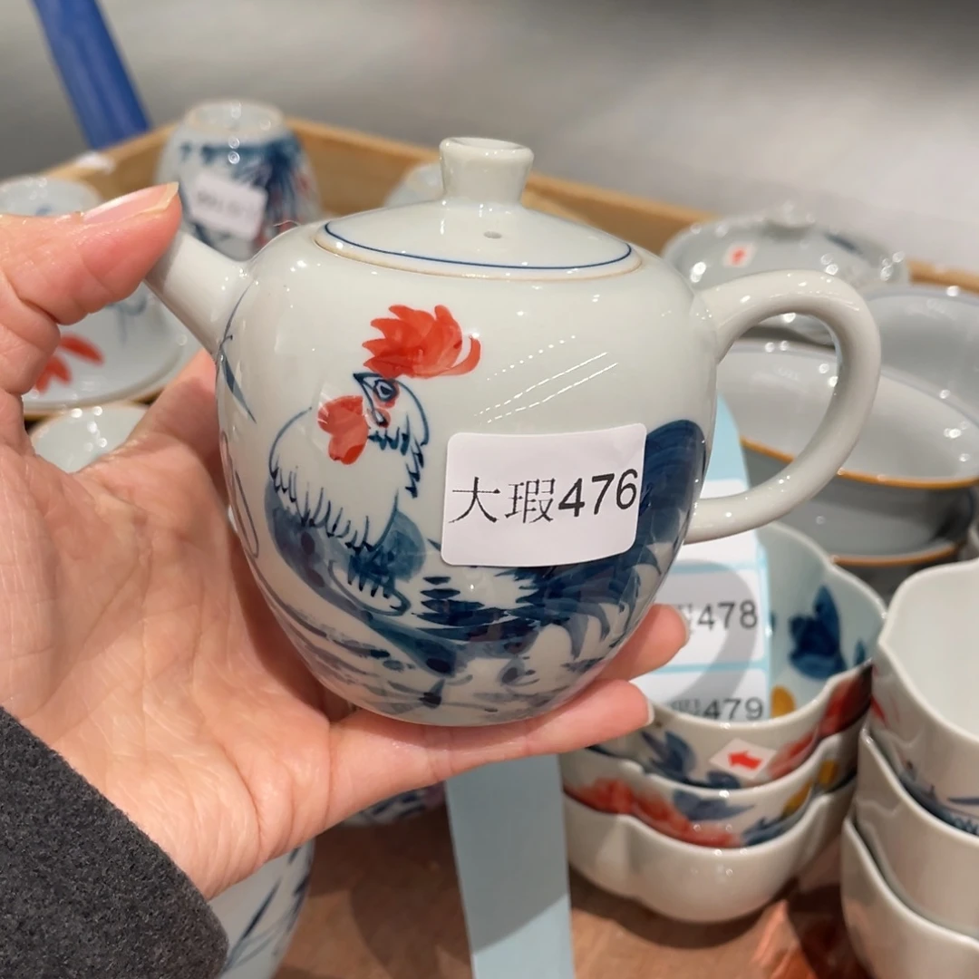 有瑕釉下彩纯手绘