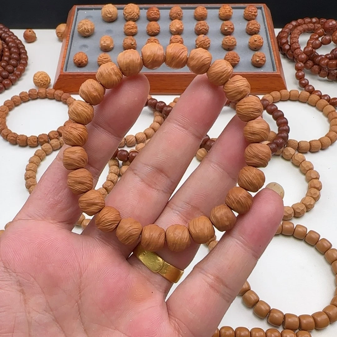 七***三猴头核桃手串鬼印