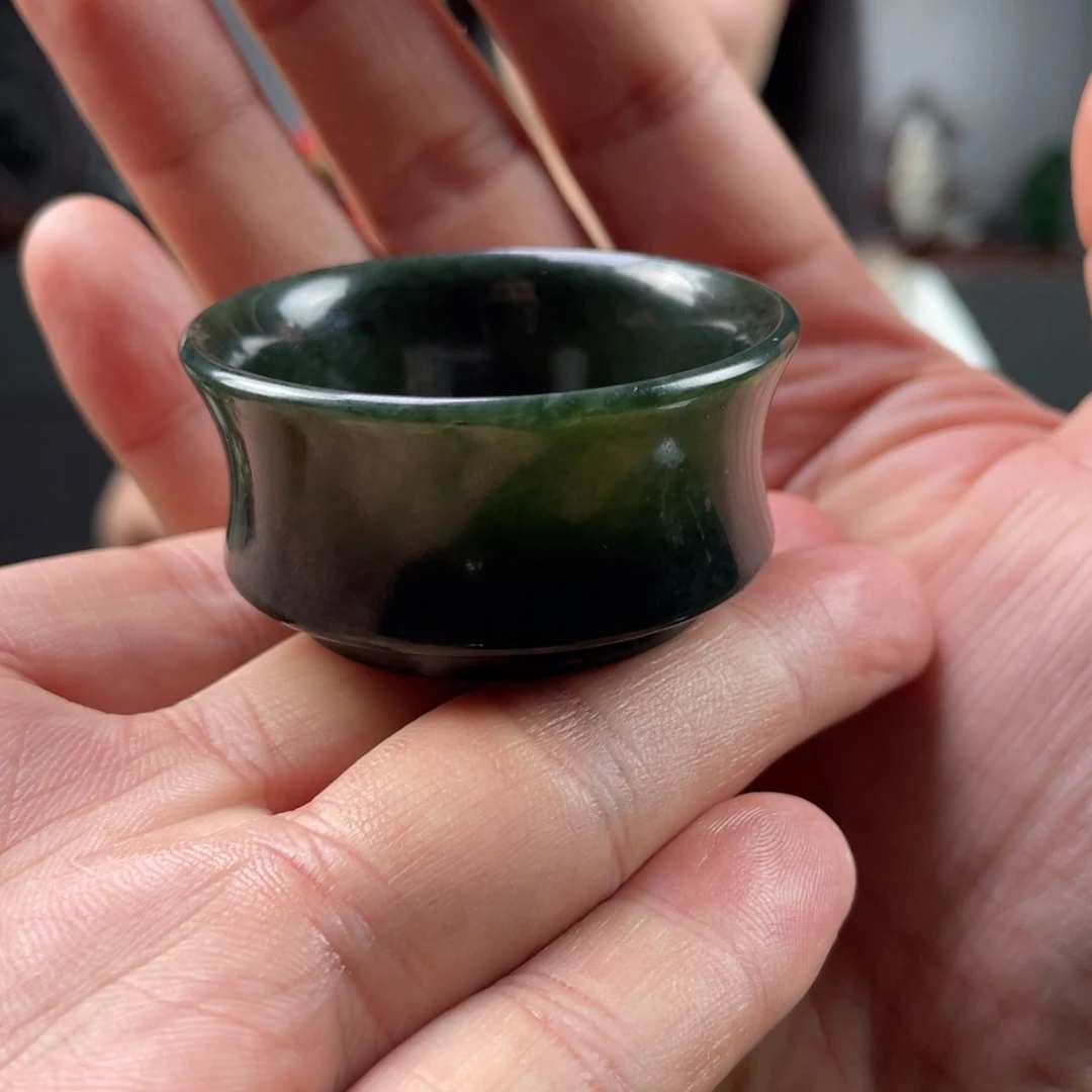 未镶嵌和田玉摆件和田玉茶杯未镶嵌