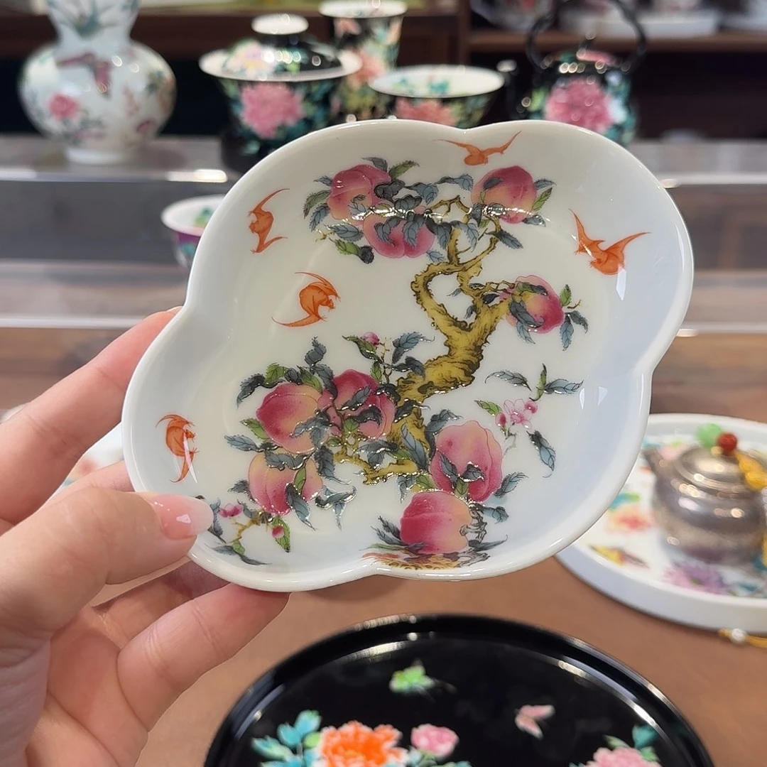 珐琅彩主人杯茶具套装