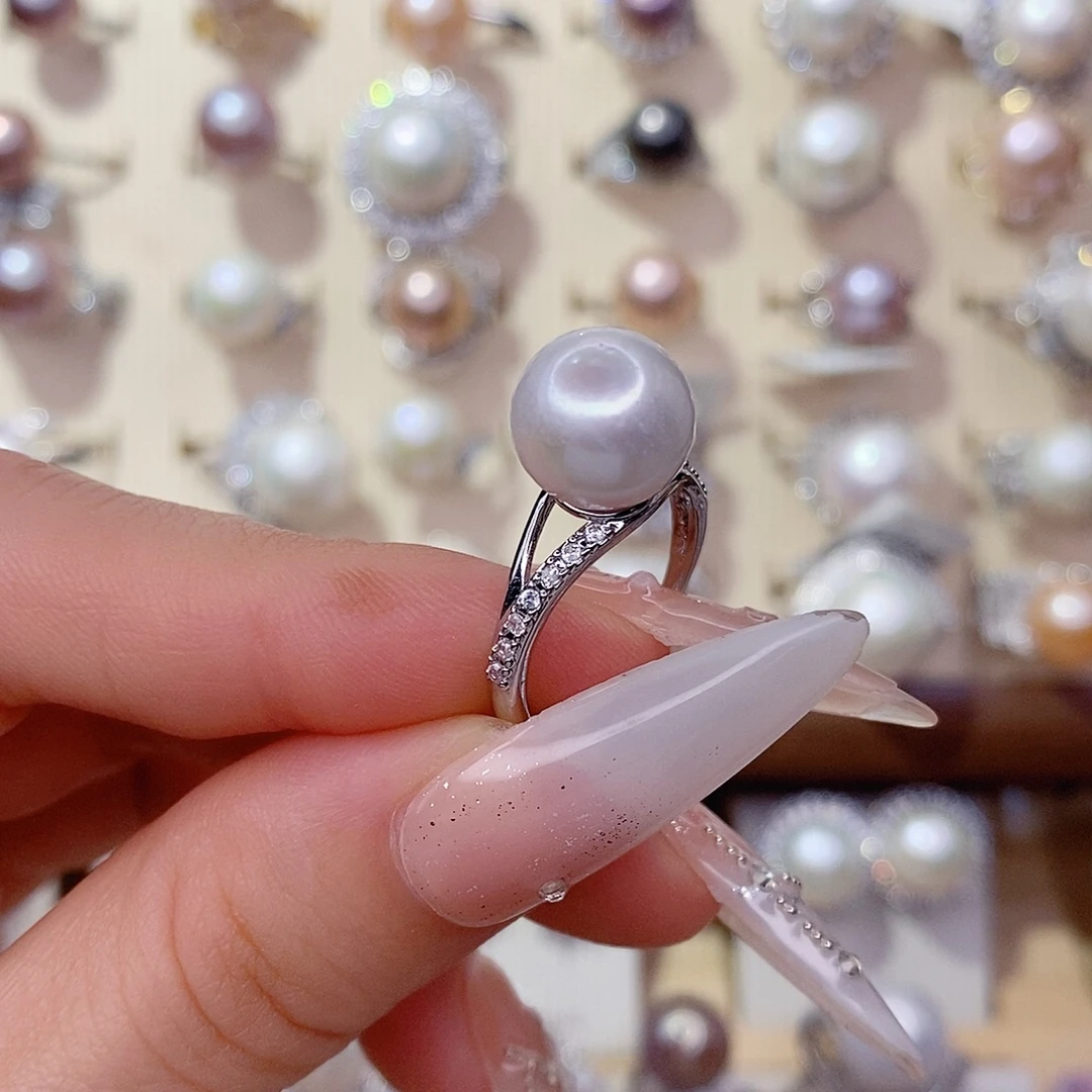 淡水珍珠未镶嵌戒指