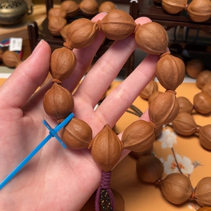 橄榄核吊坠木质梅林铁核1925