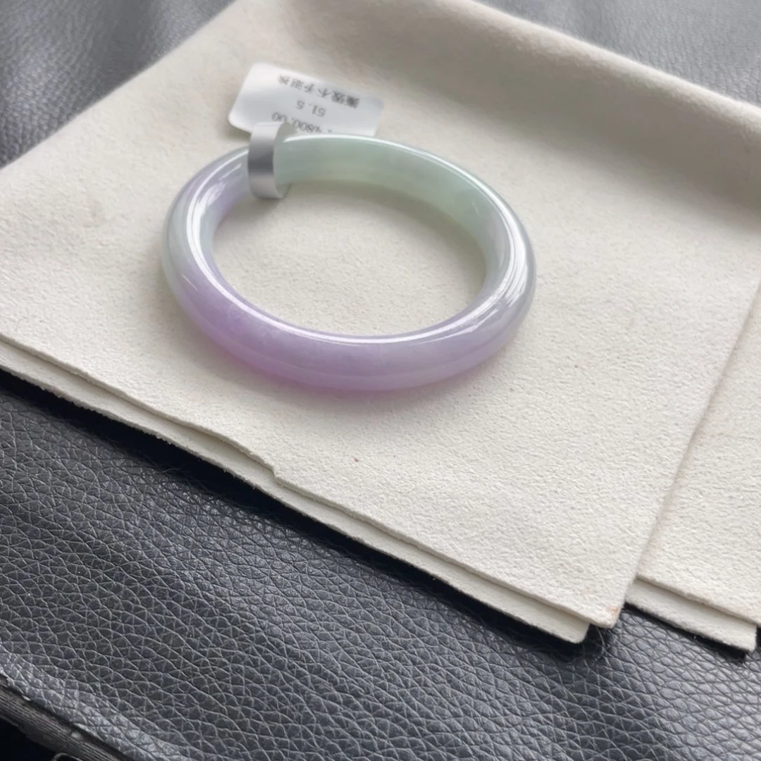 翡翠未镶嵌手镯纹51.5