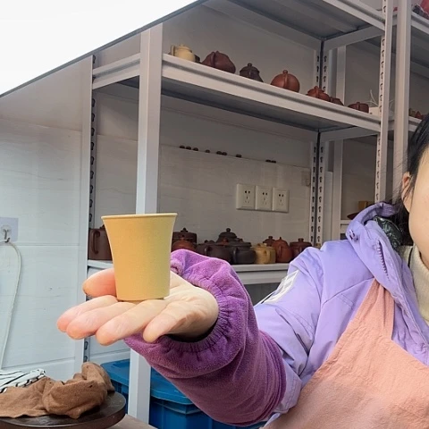 本山绿泥闻香杯闻香杯