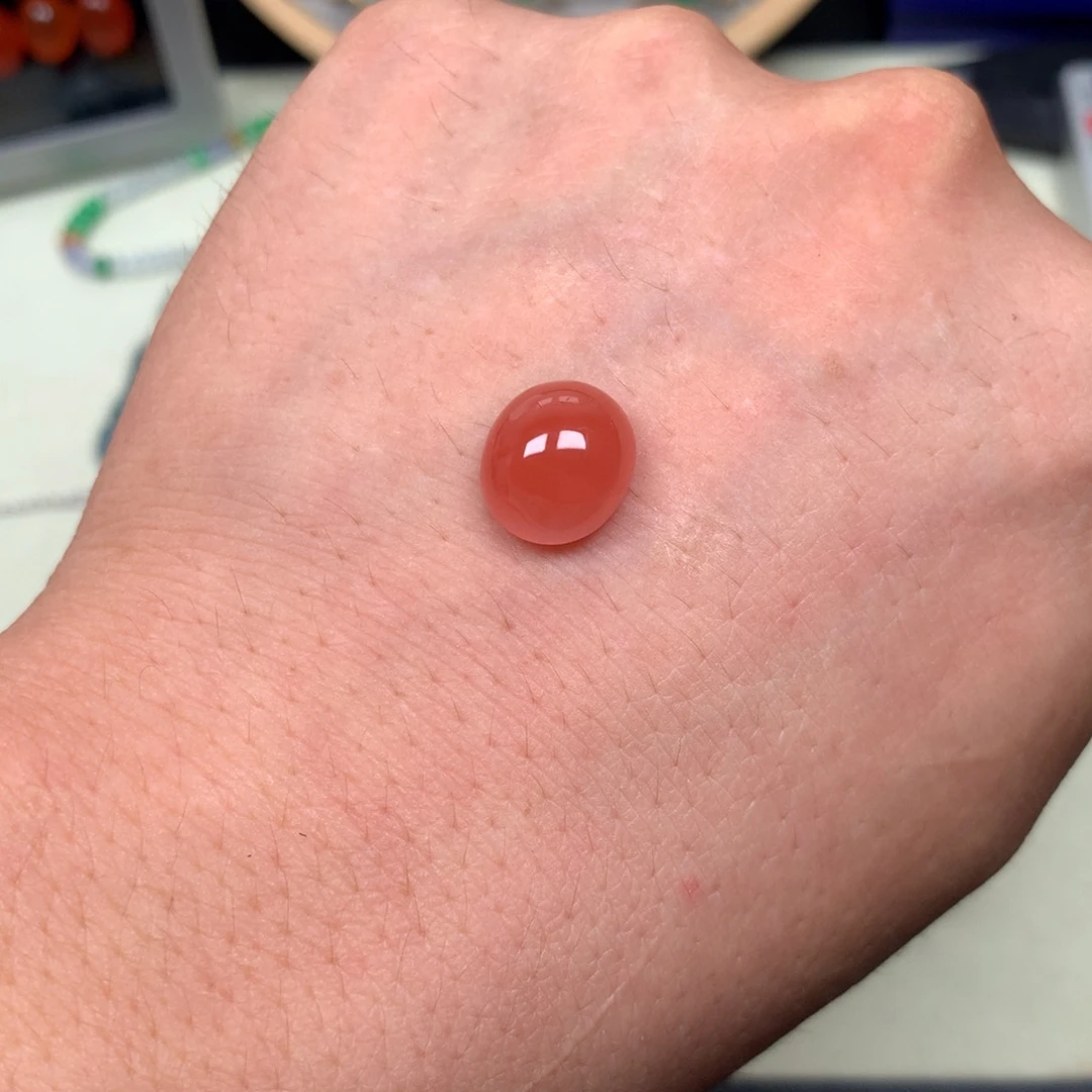 ღ***、南红玛瑙未镶嵌颈饰007