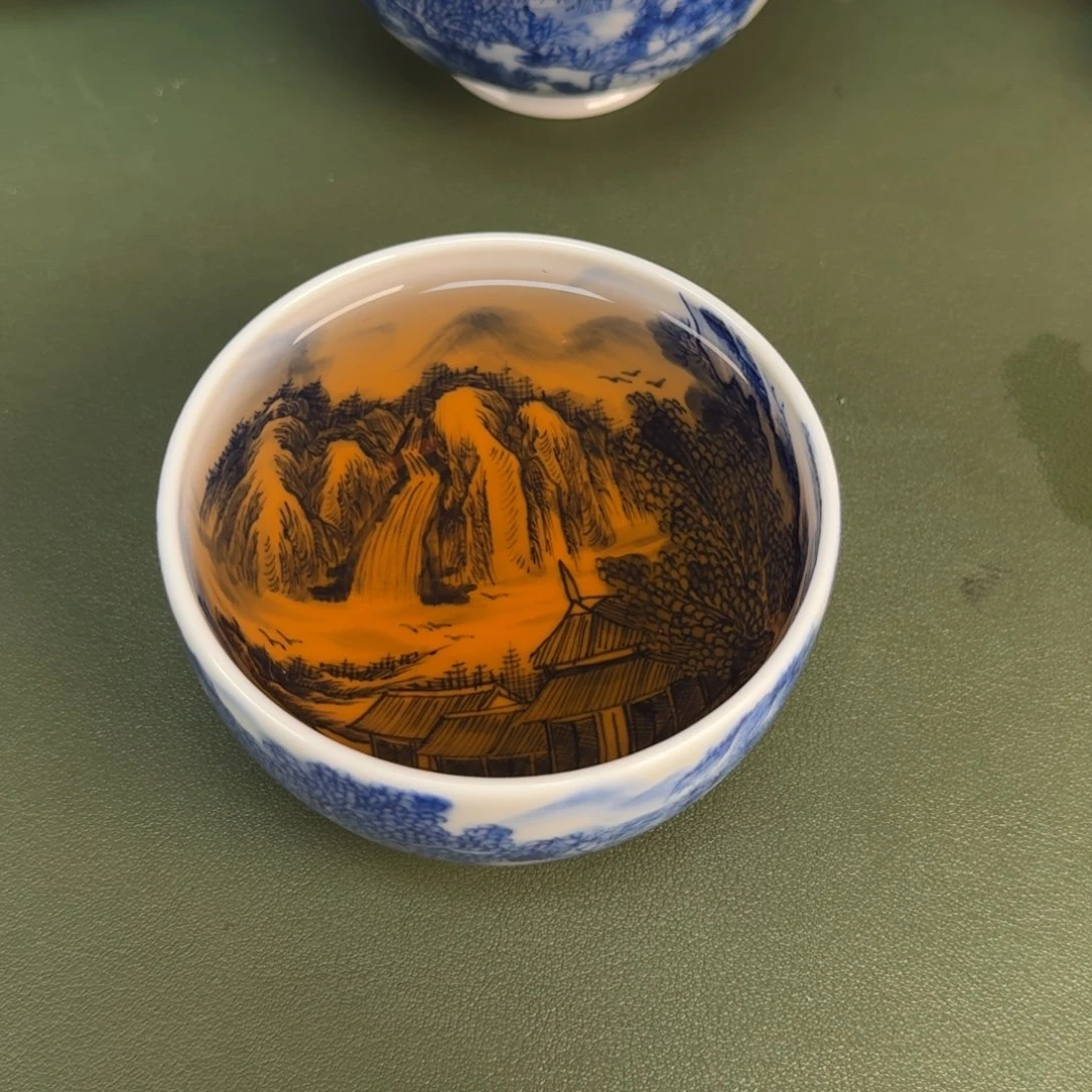 景德镇纯手绘茶具圆圆257