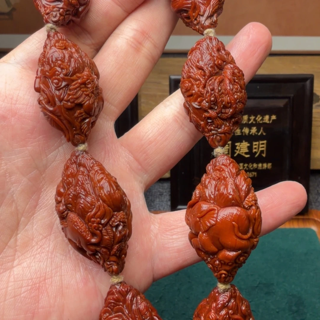 吊坠橄榄核敦煌飞天
