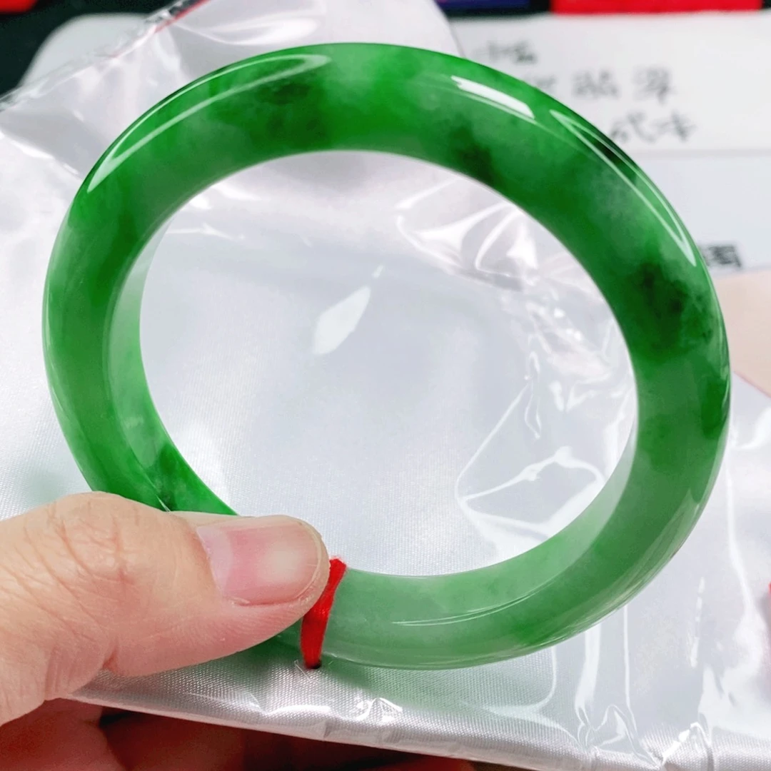 未镶嵌手镯翡翠小*扎60.8圈口毕业