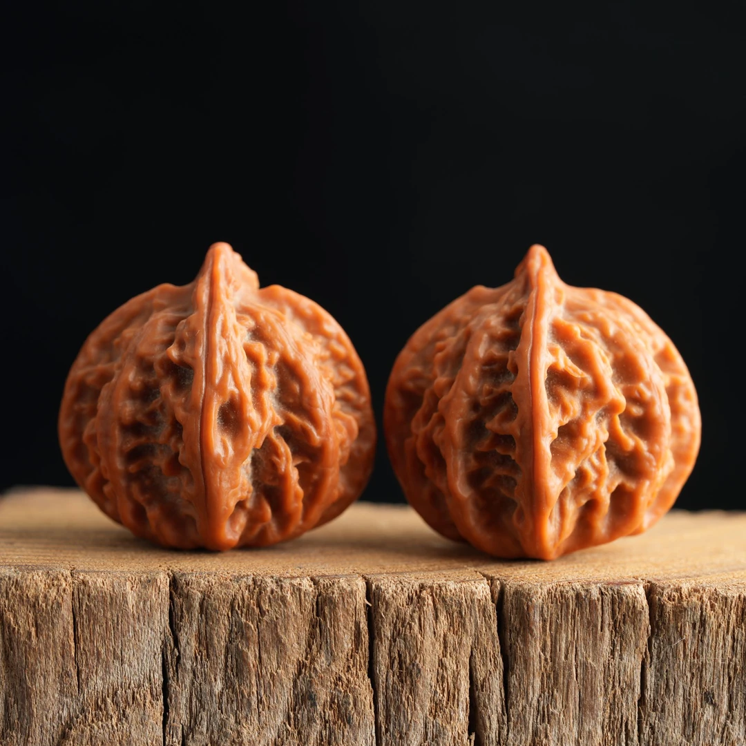 火龙脊！纯野非嫁接燕山粗筋八棱秋子核桃文玩手捻打底狂漏