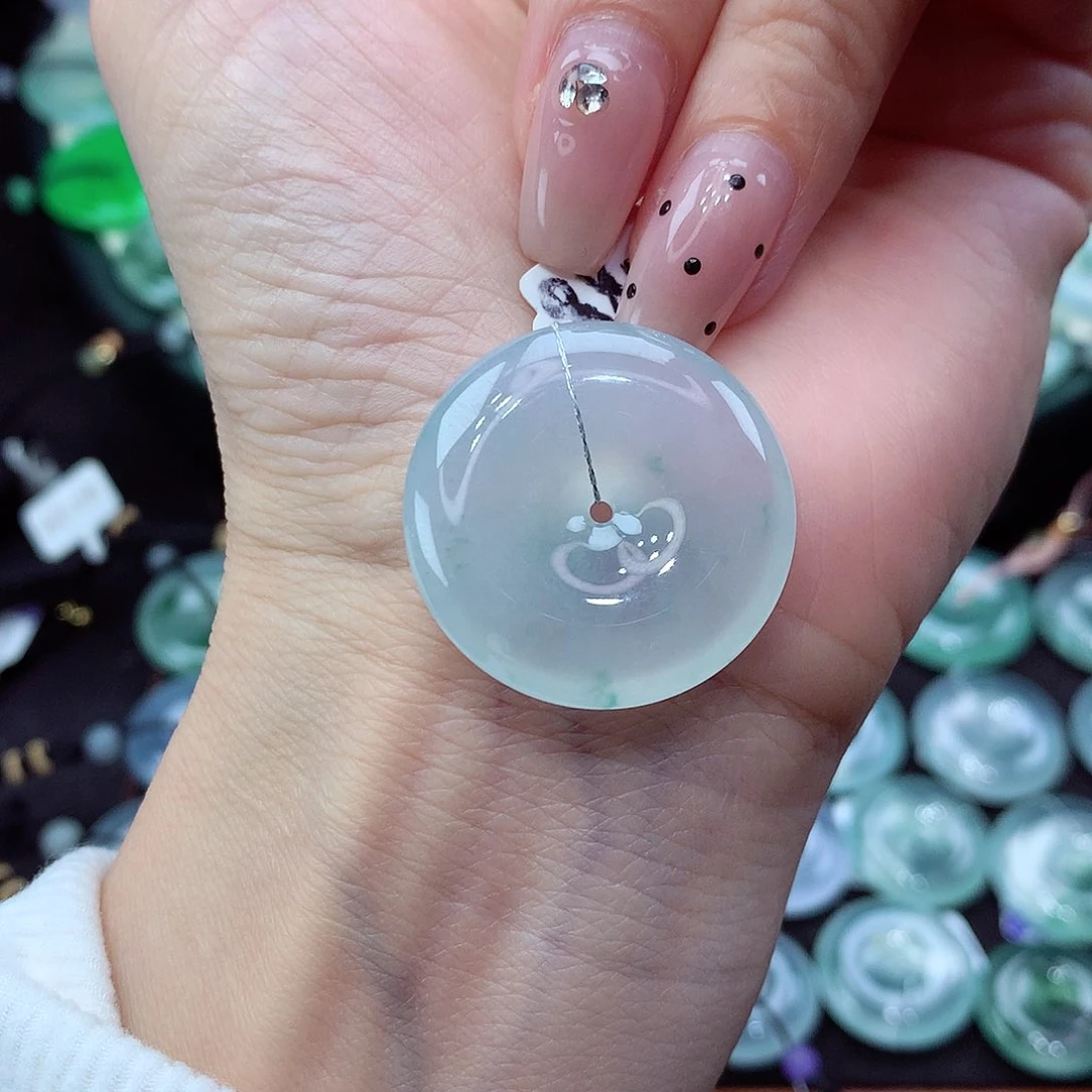 颈饰未镶嵌翡翠编号26尺寸27.2/5.8