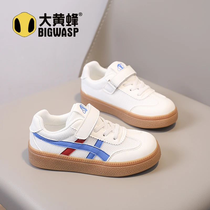 大黄蜂男童鞋6-12岁潮款儿童运动鞋春秋季新款透气网面休闲鞋软底