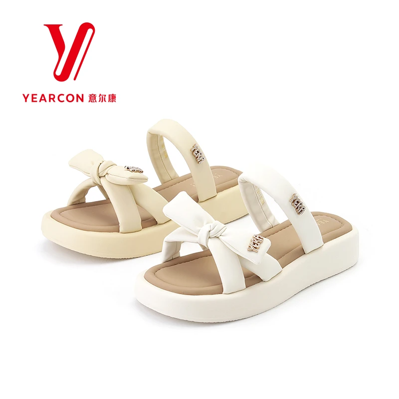 意尔康拖鞋女夏季2025新款外穿配裙子凉拖鞋女款30220U