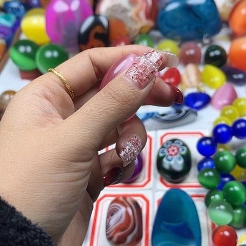 玛瑙/玉髓颈饰未镶嵌倩*