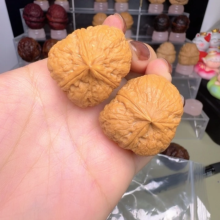 文玩核桃吊坠121号车35尺寸包子三棱