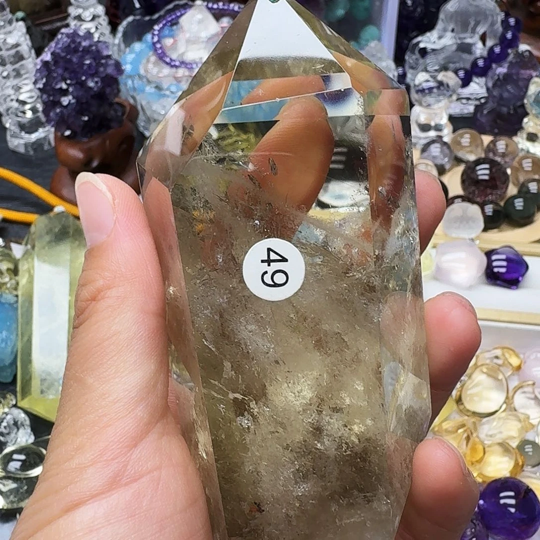 水晶珠宝半成品未镶嵌辣**客
