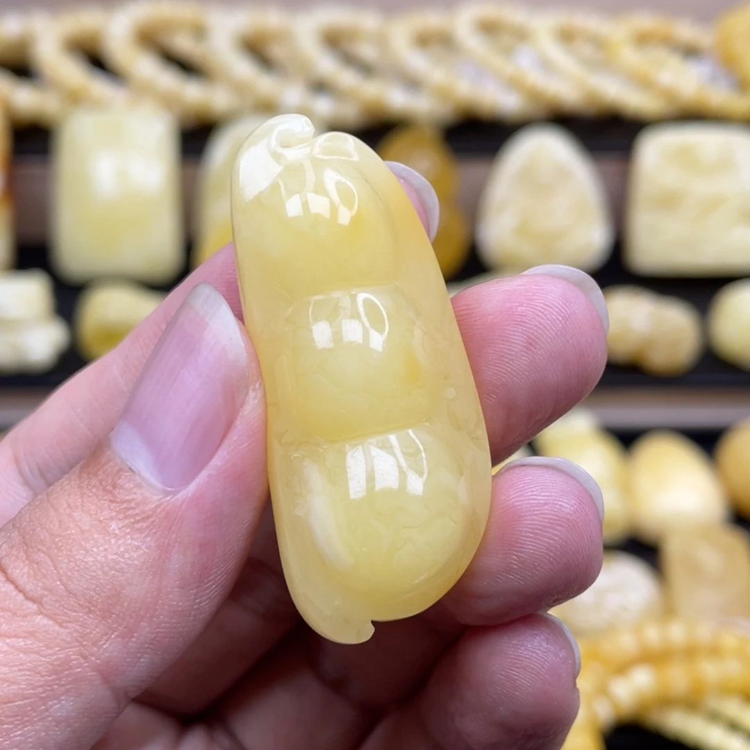 琥珀未镶嵌裸石琥珀蜜蜡
