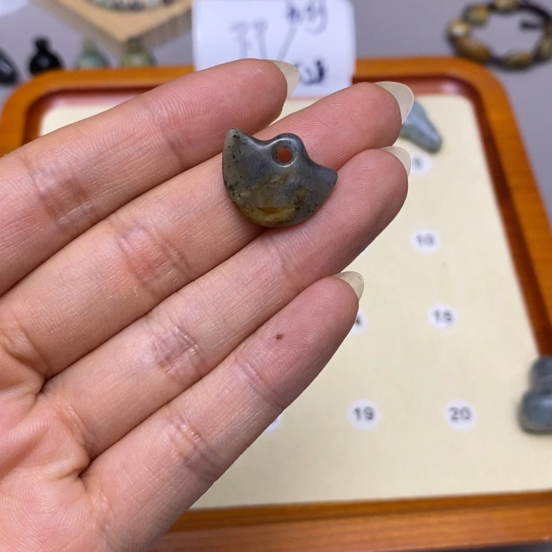 蛇纹石玉合金配饰囍****