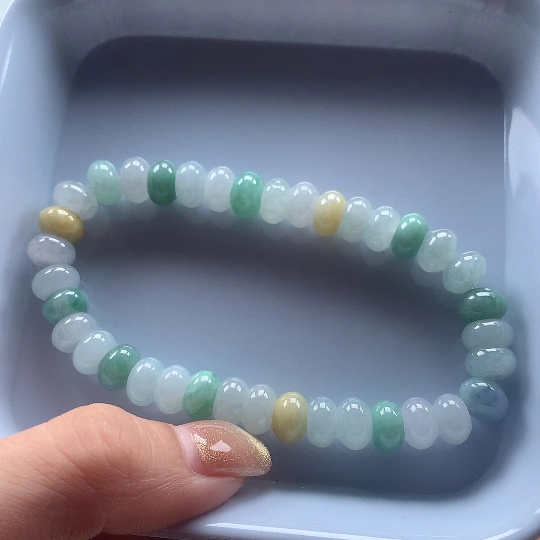 翡翠未镶嵌手串翡翠股珠6