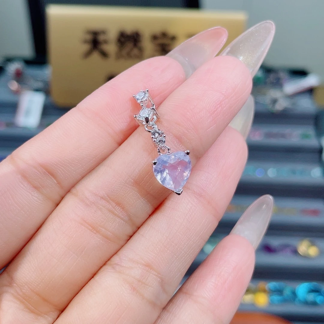 紫晶吊坠(赠链)银S925镶嵌