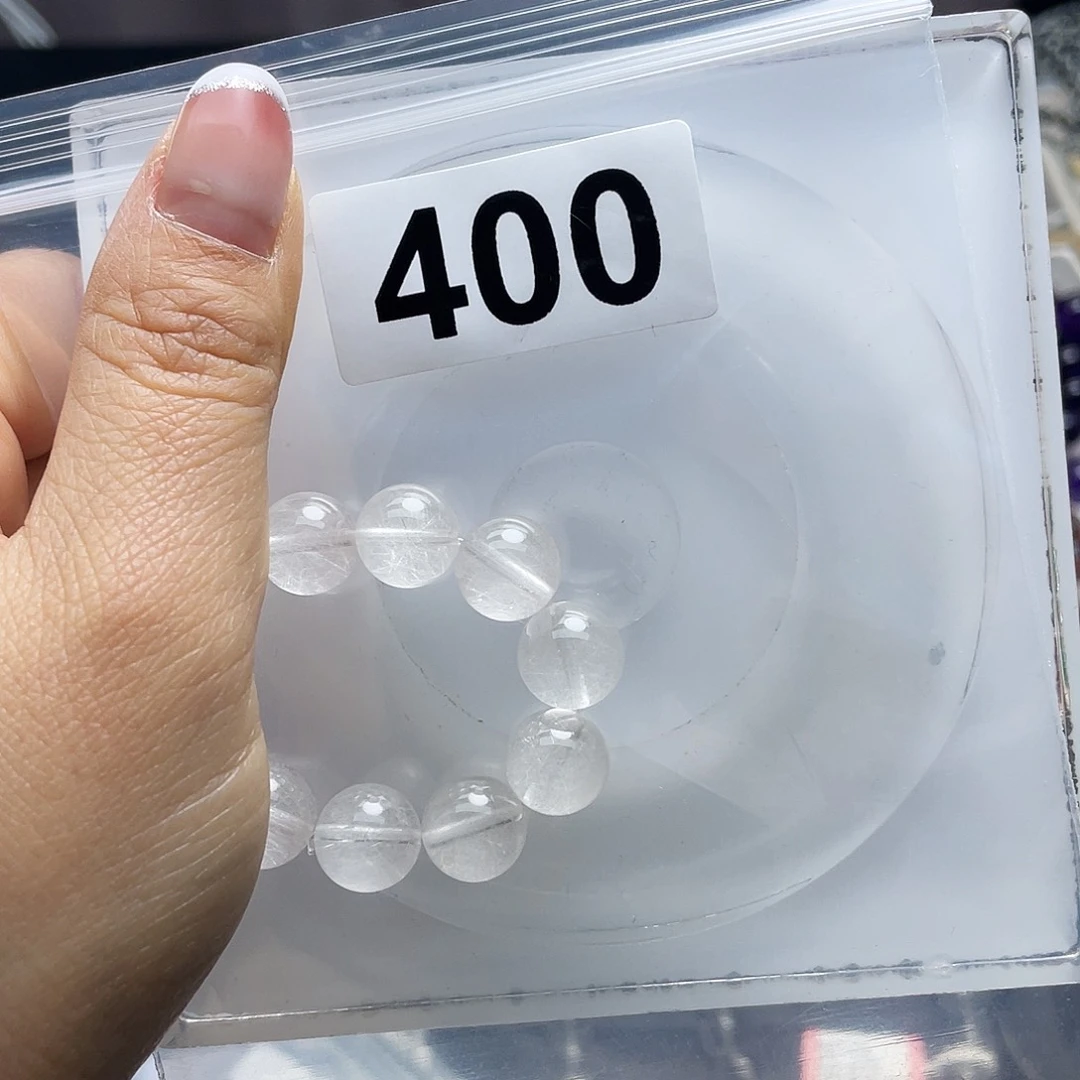 C****水晶未镶嵌手串手串400。