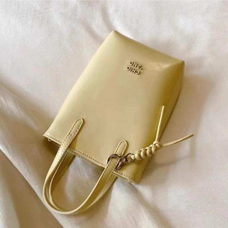 圆圆 【奶黄包】百搭复古ins小方包 YY 8728