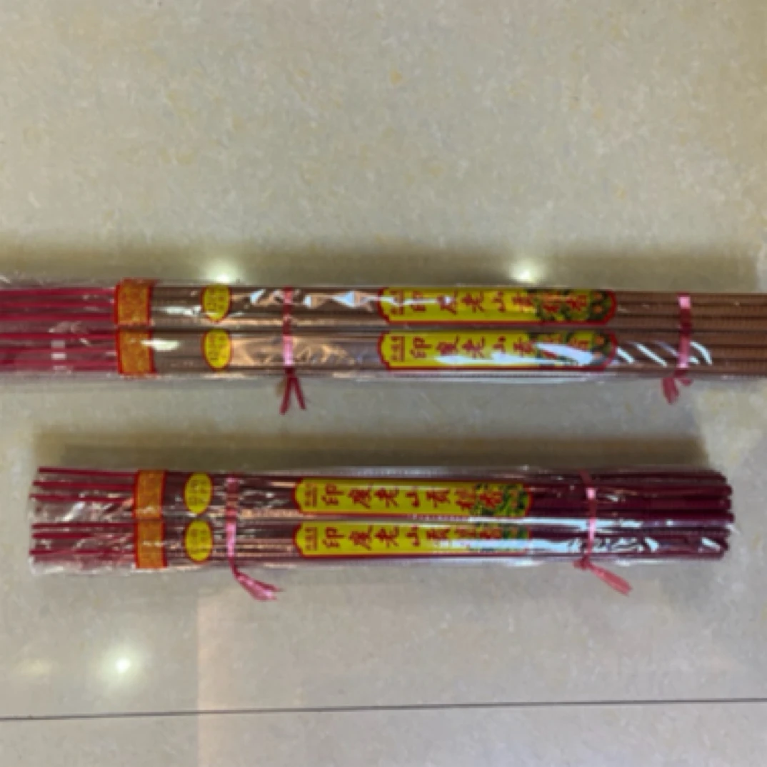 螺纹小时香红檀木檀香竹签香到手10包（拍5发10包）