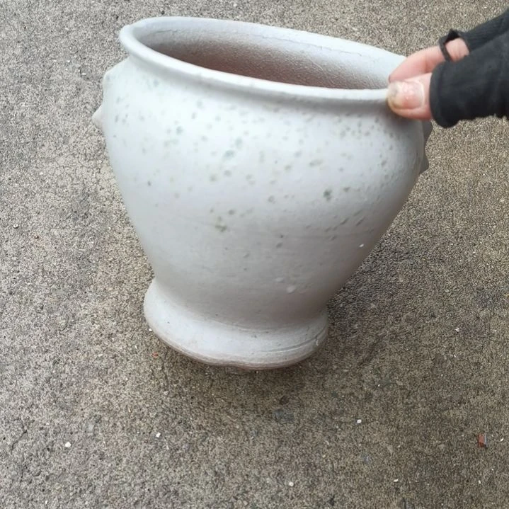 红陶17/17瑕疵一个盆