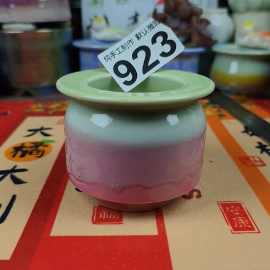 景德镇手工高温陶瓷:内口6外口9高7