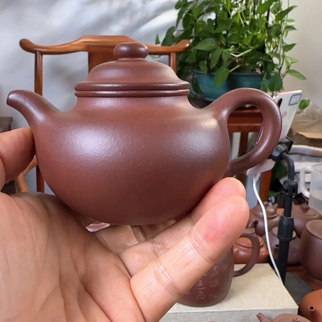 茶壶紫砂古莲子底