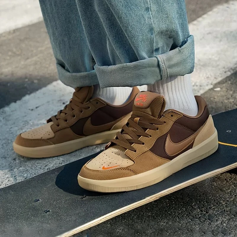 【琥珀流光】Nike新款Force 58运动休闲板鞋 美拉德 DV5477201