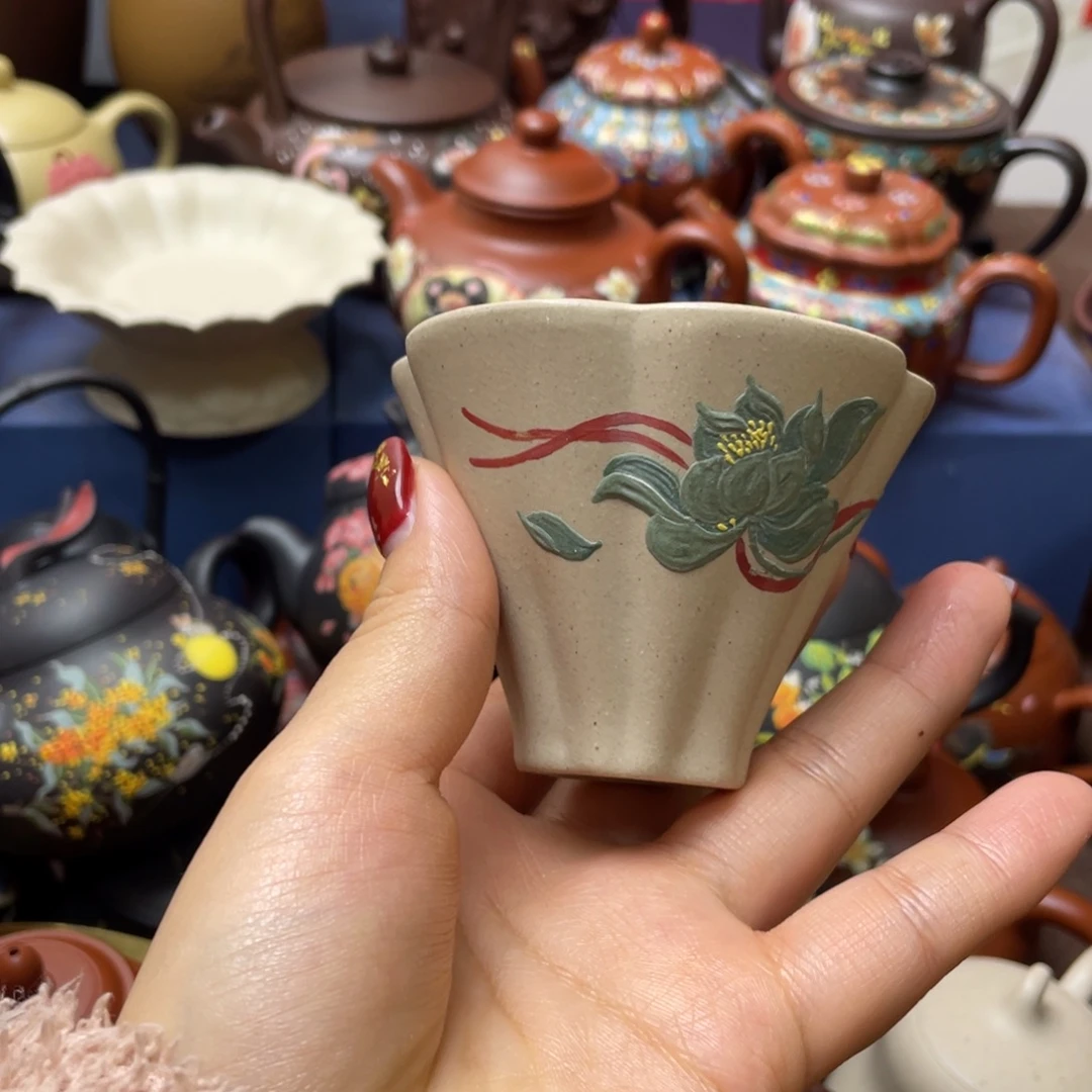 茶杯紫砂紫砂主人杯100cc